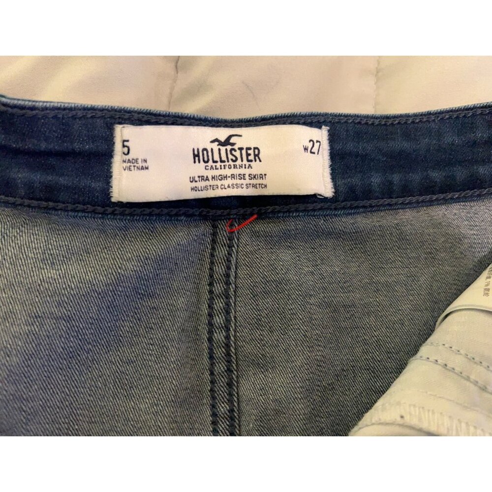 HOLLISTER Women’s Pleated Y2K Micro Mini Skirt Size 27 Preppy Bratz - Picture 11 of 12